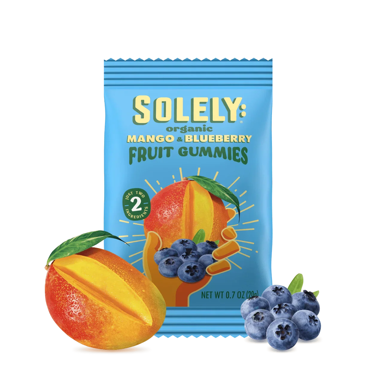 Organic Mango Blueberry Whole Fruit Gummies