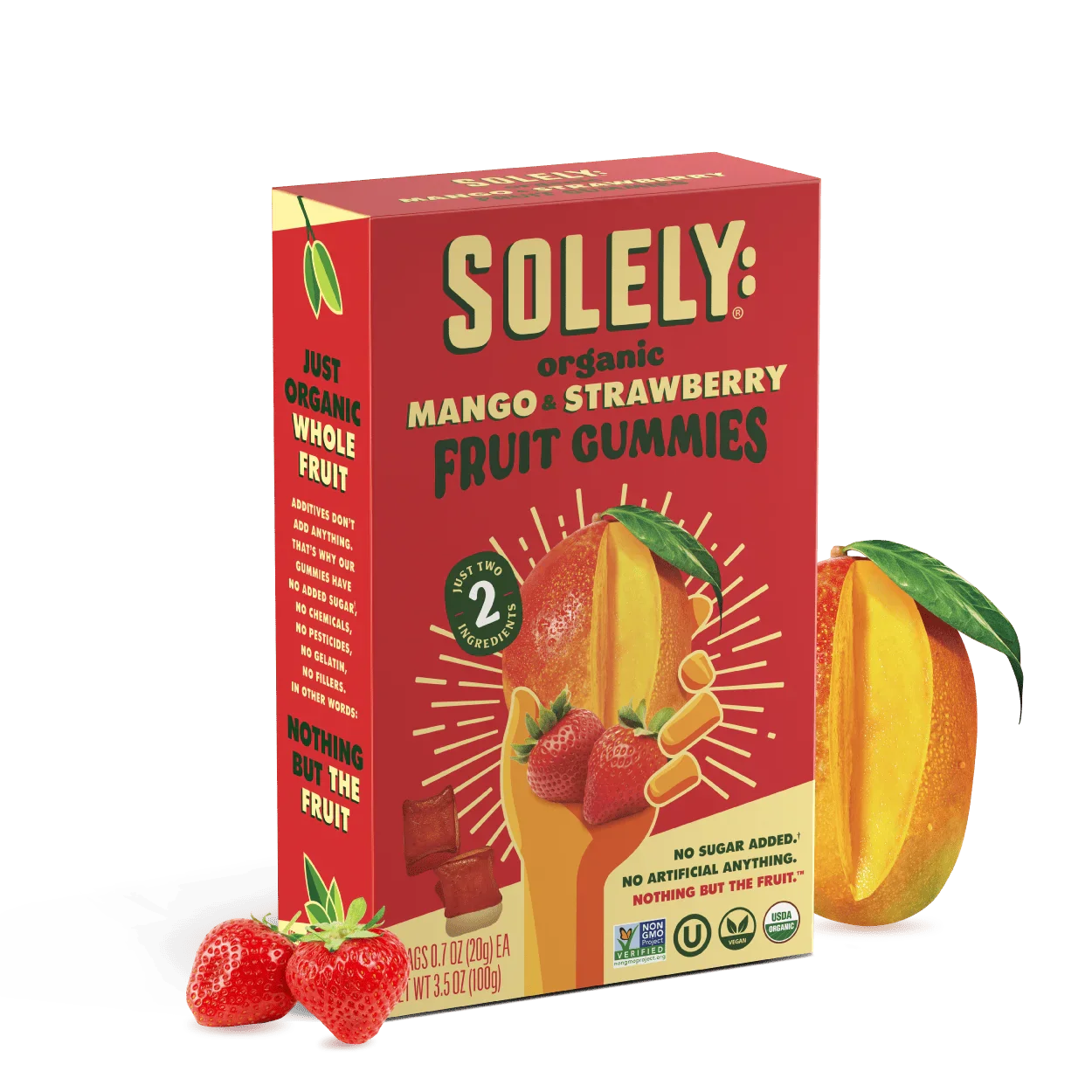 Organic Mango Strawberry Whole Fruit Gummies