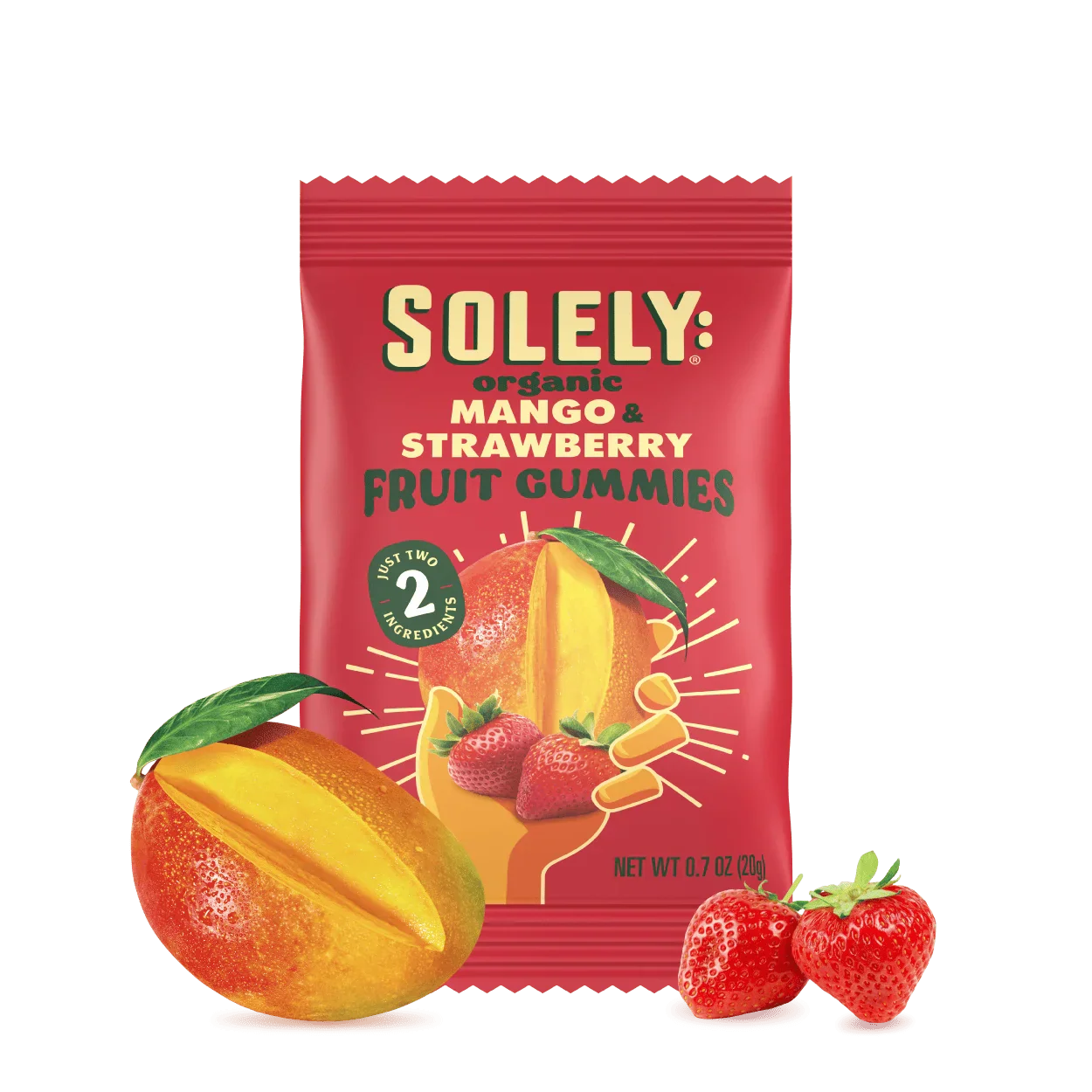 Organic Mango Strawberry Whole Fruit Gummies