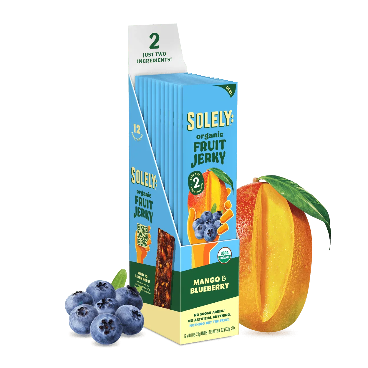 Organic Mango Blueberry Fruit Jerky