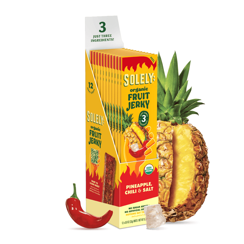 Organic Pineapple-Chili Fruit Jerky