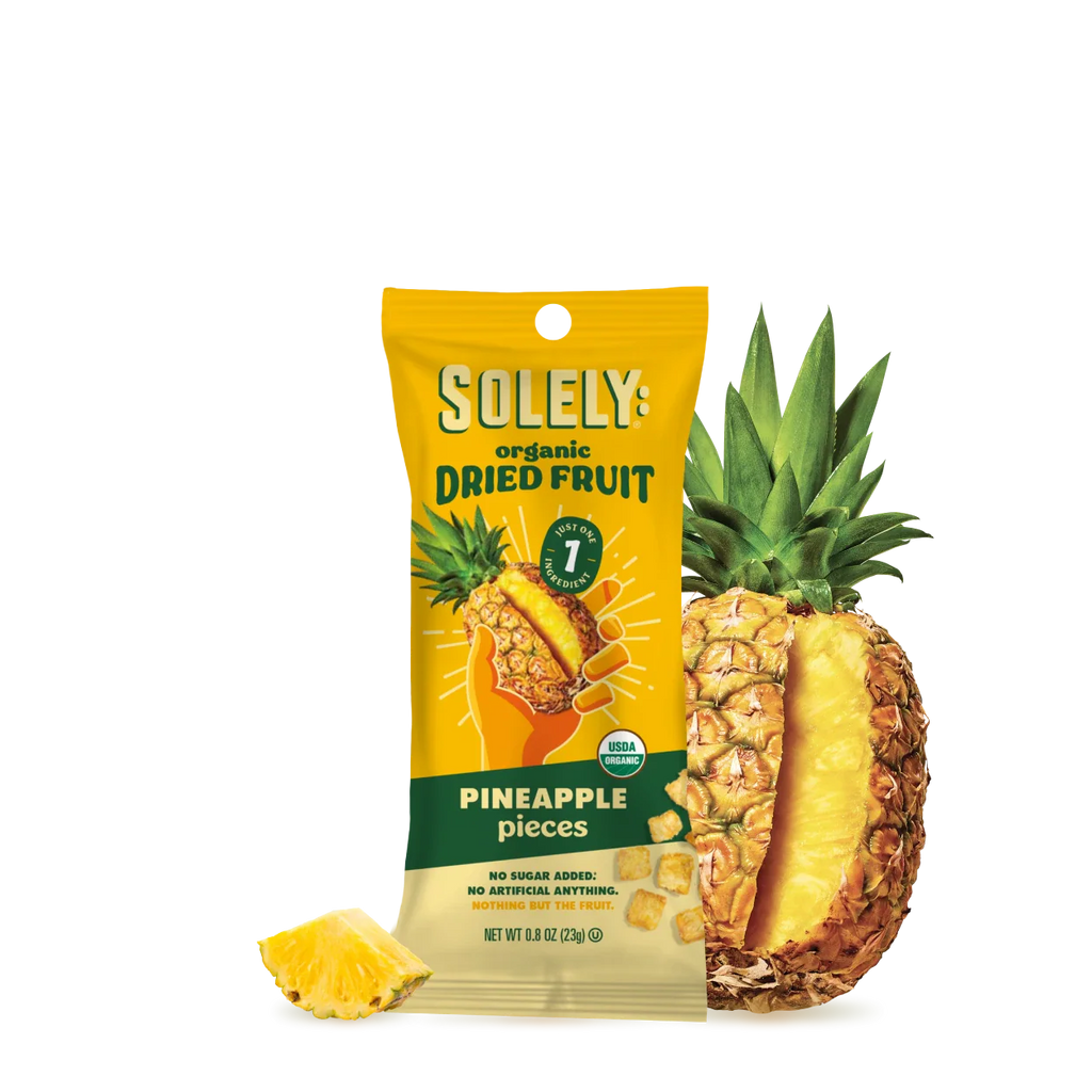 Dried Organic Pineapple Pieces
