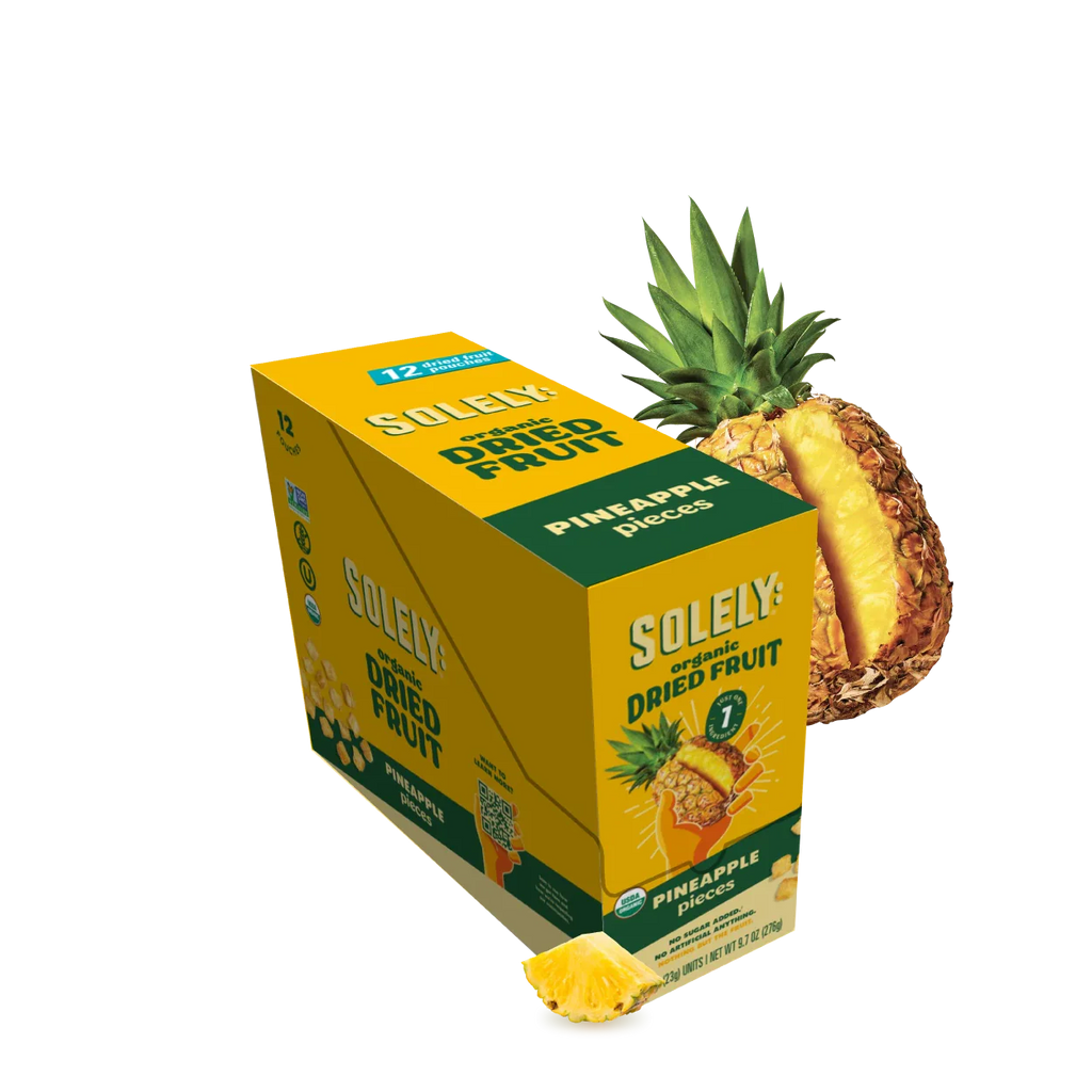 Dried Organic Pineapple Pieces